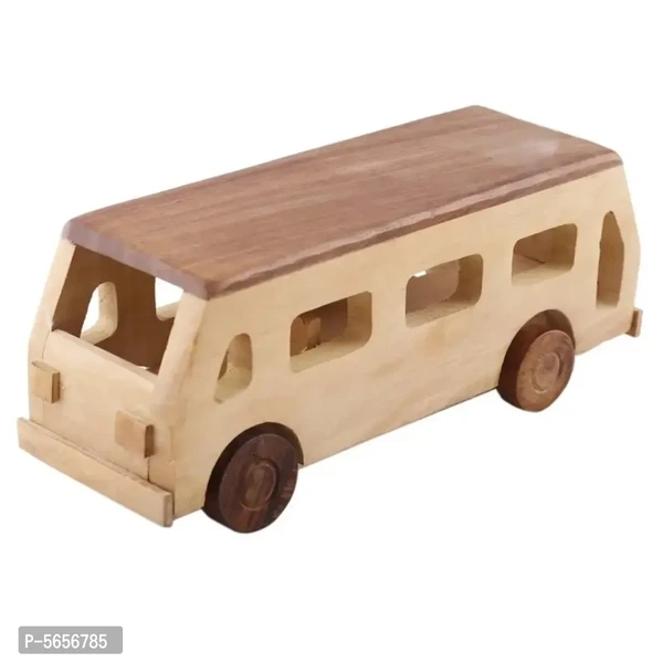 Decorative Wooden Bus / Toy / Car / Showpiece / Home Decor - 1 Year Plus