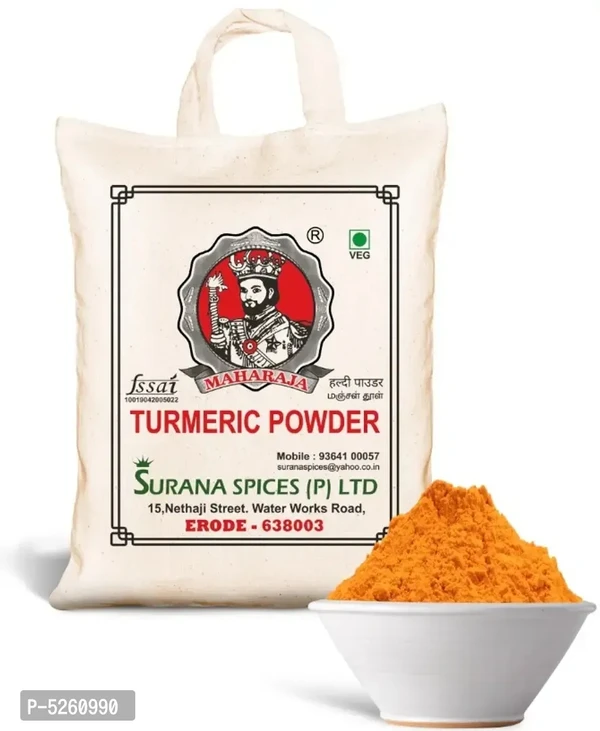 Pure Natural Turmeric Powder (Haldi) 500g (High Curcumin) - 500 Grm