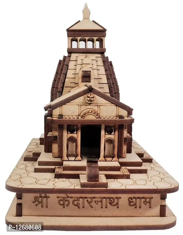 Wooden Shri Kedarnath Temple / Mandir | Hand Crafted Wooden Temple - 12680608