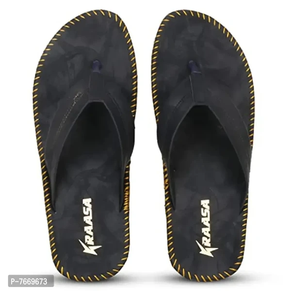 Kraasa Slippers  Flip Flops for Men - 7UK