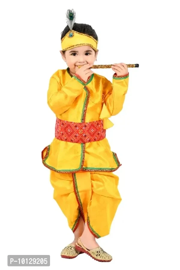 Boys Krishna Dress with Dhoti - 1 To 2 Years