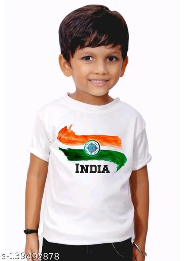 INDIA T Shirt  - White, 2 To 3 Years
