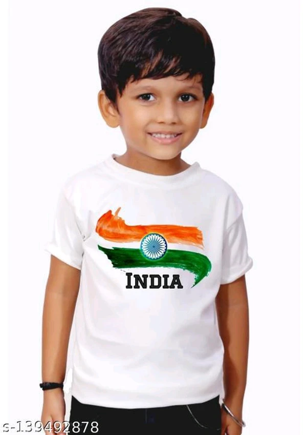 INDIA T Shirt  - White, 9 To 10 Years