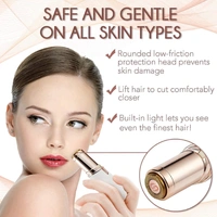 Combo Of 2 1) Eyebrow Trimmer | Battery Operated Eyebrow Shaper Pen 2) Womens Painless Flawless Facial Hair Remover Upper Lip & Chin Trimmer Portable Battery Operated - Main Combo