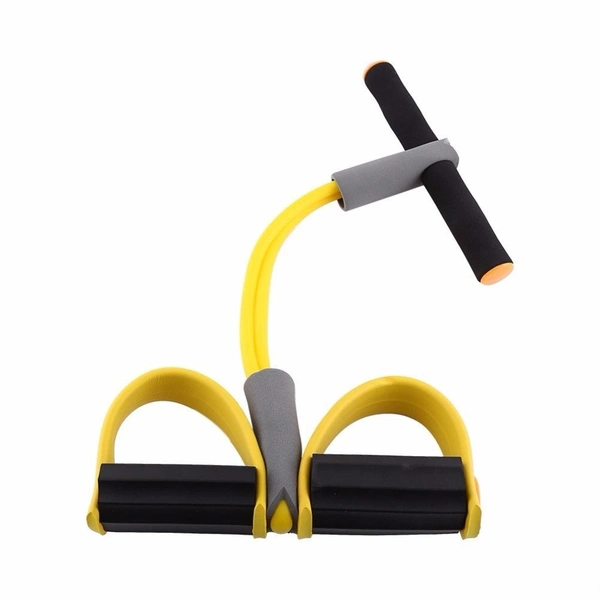 Pull Waist Reducer Body Shaper Quality Pull String - Body Building Training, Rubber Pull Rope Exerciser, Toning Tube Tummy Trimmer (RANDOM COLOR) C-0621