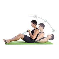 Pull Waist Reducer Body Shaper Quality Pull String - Body Building Training, Rubber Pull Rope Exerciser, Toning Tube Tummy Trimmer (RANDOM COLOR) C-0621