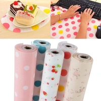 Kitchen Mat For Drawer Printed Antibacterial Cabinet Plastic Foam Household Wardrobe Moisture Drawer Pad Waterproof Non-Slip Paper Kitchen Cupboard Liners Roll Mat, 30x300 cm Set of 2 (Random Design & Color)