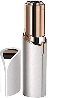 Womens Painless Flawless Facial Hair Remover Upper Lip & Chin Trimmer Portable Battery Operated