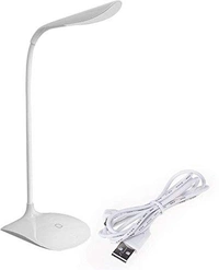 Combo Of 2 Products 1) Rechargeable LED Touch On/Off Switch Desk Lamp For Studying Reading Table Lamp USB Charging With Cable Touch 3 Adjustable Brightness Levels Desk Light for Study 2) Sensor Led Night Light, Color Changing Plug-in LED Mushroom Dream Bed Lamp (Random Colour)