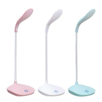 Combo Of 2 Products 1) Rechargeable LED Touch On/Off Switch Desk Lamp For Studying Reading Table Lamp USB Charging With Cable Touch 3 Adjustable Brightness Levels Desk Light for Study 2) Sensor Led Night Light, Color Changing Plug-in LED Mushroom Dream Bed Lamp (Random Colour)