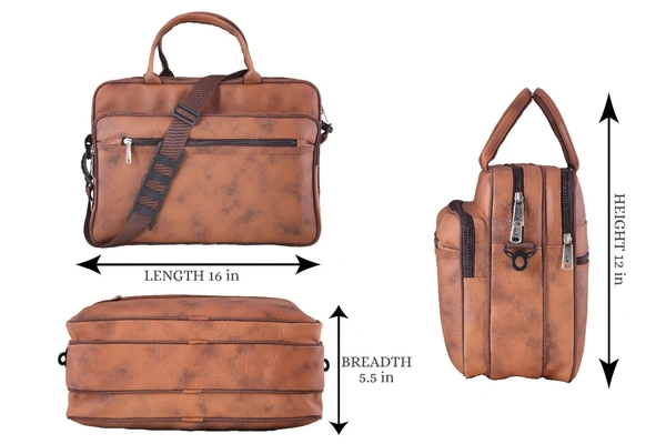 Comforstic Attractive Men & Women Stylish Messenger Bag (Brown) - Brown