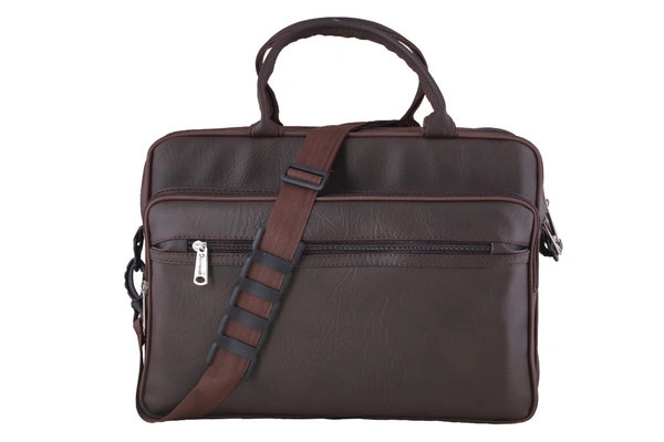 Comforstic Attractive Men & Women Stylish Messenger Bag (Brown) - Silver