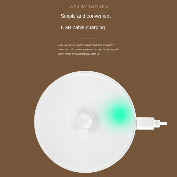 Motion Sensor Light, USB Charging LED Nightlight, Wireless Sensor Wall Light for Hallway, Wardrobe, Basement, Cupboard, Garage Bedroom, Toilet, Car, Outdoor Camping Light