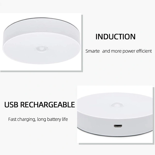 Motion Sensor Light, USB Charging LED Nightlight, Wireless Sensor Wall Light for Hallway, Wardrobe, Basement, Cupboard, Garage Bedroom, Toilet, Car, Outdoor Camping Light