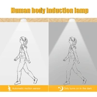 Motion Sensor Light, USB Charging LED Nightlight, Wireless Sensor Wall Light for Hallway, Wardrobe, Basement, Cupboard, Garage Bedroom, Toilet, Car, Outdoor Camping Light