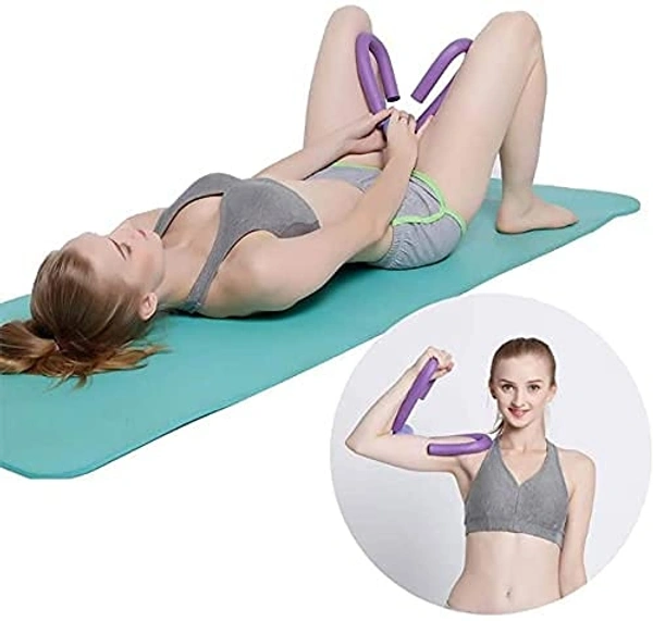 Exercise Thigh Master, Yoga Fitness Equipment, Compact design Workout Equipment of Arms, Inner Thigh Toner Master, Trimmer Thin Body, Leg Exercise Equipment, Arm Trimmers, Weight Loss (Multicolor)