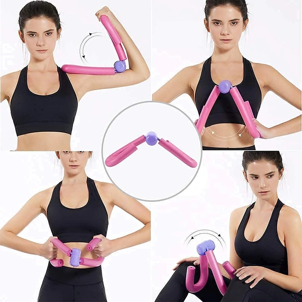 Exercise Thigh Master, Yoga Fitness Equipment, Compact design Workout Equipment of Arms, Inner Thigh Toner Master, Trimmer Thin Body, Leg Exercise Equipment, Arm Trimmers, Weight Loss (Multicolor)