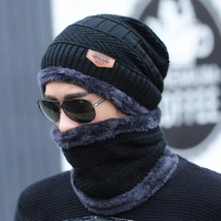 Woolen Beanie/Skull Cap & Neck Warmer (Muffler) Combo for Winters with Faux Fur Inner Side |Warm Hat| Hedging Hat Scarf Set | Winter Cap | Air Proof Cap | Woolen Cap | Ear Warmer - silver