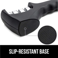 Manual Knife Sharpener 3 Stage Sharpening Tool Ceramic Knife and Steel Knives