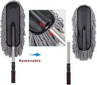 Microfiber Car Cleaner Flexible Duster Cleaner Car Wash | Car Cleaning Accessories | Microfiber | Brushes | Dry/Wet Home, Kitchen, Office Cleaning Brush with Expandable Grip Handle