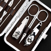 7 in 1 Manicure set Professional Stainless Steel Nail Clipper Kit Finger Plier Nails art Pedicure Toe Nail Tools Set-Specially Design for Kids