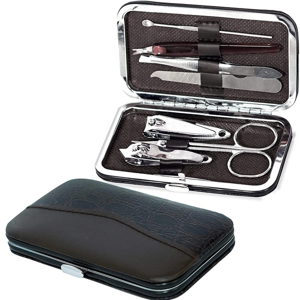 7 in 1 Manicure set Professional Stainless Steel Nail Clipper Kit Finger Plier Nails art Pedicure Toe Nail Tools Set-Specially Design for Kids