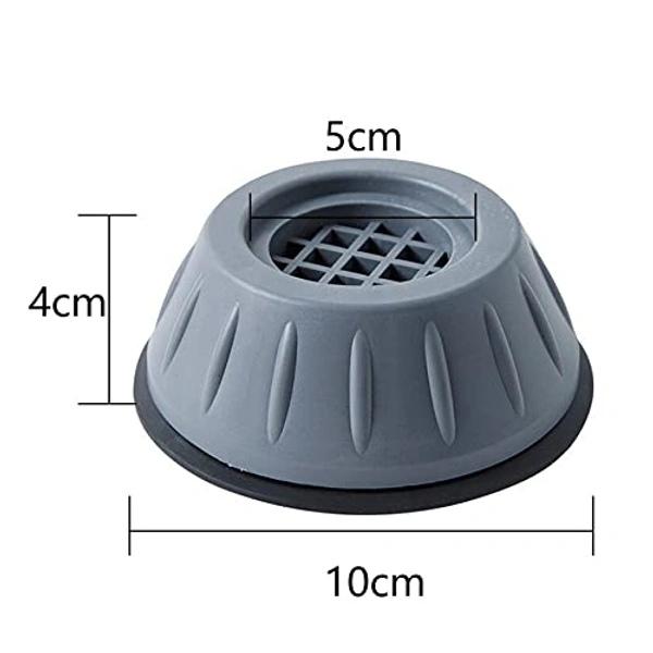 4Pcs Anti Vibration Pads for Washing Machine and Dryer, Shock and Noise Cancelling Washing Machine Support, Prevent Moving Shaking Walking, Universal Size