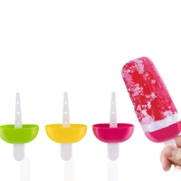 Ice Candy Maker Tray Plastic Reusable Popsicle Molds Ice Pop Makers Ice Pop Mould Kulfi Maker Mould, Kids Plastic Frozen Ice Cream Mould (Set of 6 pcs)