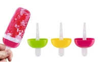 Ice Candy Maker Tray Plastic Reusable Popsicle Molds Ice Pop Makers Ice Pop Mould Kulfi Maker Mould, Kids Plastic Frozen Ice Cream Mould (Set of 6 pcs)