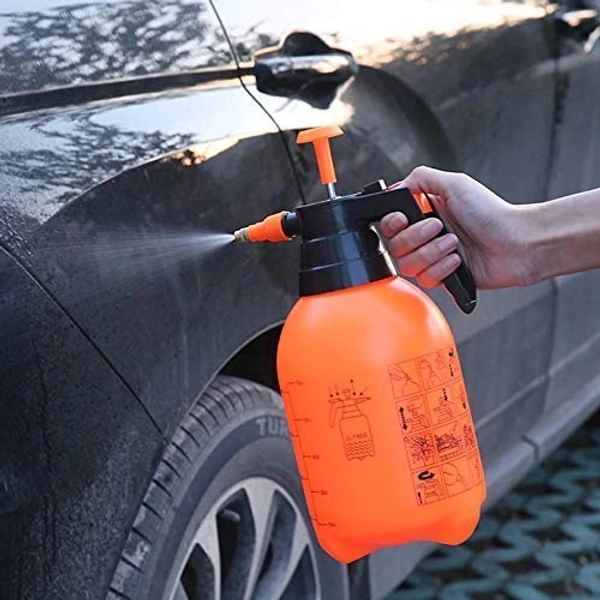 Garden Pump Pressure Sprayer Lawn Sprinkler Water Mister Spray Bottle for Sanitization, Herbicides, Pesticides, Fertilizers, Plants Flowers 2 Liter Capacity Manual Spray Bottle Prime (Multicolour) ( C-0603 )