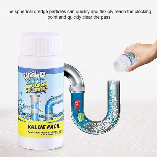 110g Drain Unblocker Limescale Remover Drain Cleaner Toilet Cleaner Home Care Bathroom Cleaner Drain Openers Kitchen Cleaner