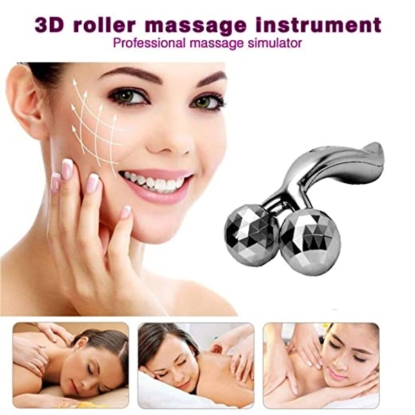 3D Face Massager, Body Slimming Roller Face Roller Sculpting Firmer Shaper Tighten Skin Care Tool Kneading Ball Tool for Face Lifting and Body Anti-Wrinkle