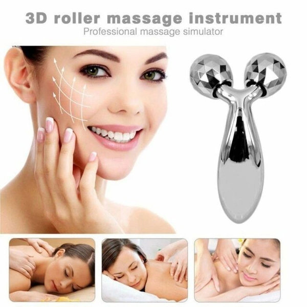 3D Face Massager, Body Slimming Roller Face Roller Sculpting Firmer Shaper Tighten Skin Care Tool Kneading Ball Tool for Face Lifting and Body Anti-Wrinkle