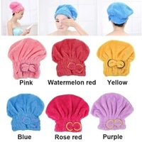 Super Popular Dry Hair Cap Magic Soft Bow Microfiber Bath Hair Dry Hat Cap Quick Drying