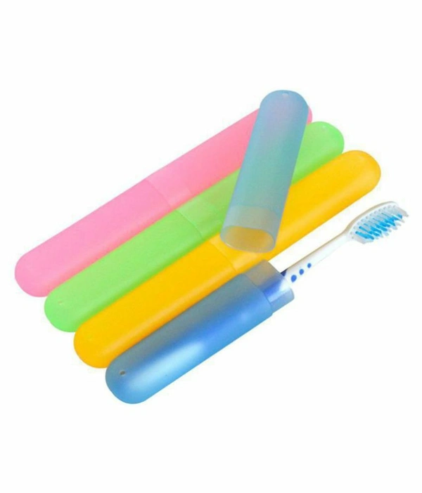 4 pc Plastic Toothbrush Holder Tooth Brush Cover Case ( C-XMPOP200 ) 