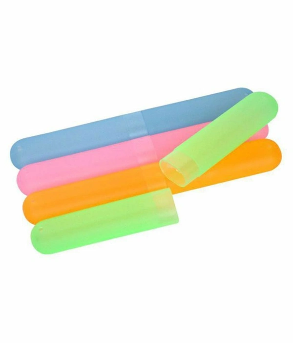 4 pc Plastic Toothbrush Holder Tooth Brush Cover Case ( C-XMPOP200 ) 