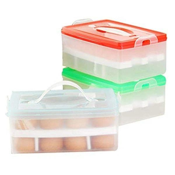 Double Layer Portable Egg Storage Box ( C-XMPBP203 )