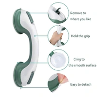 Plastic Bathroom Helping Handle Strong Suction Cup Easy Grip Safety Shower Support Handle, Bath-tub Support, Door/Wall Helping Handle