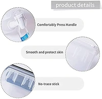 Multi-Purpose Wall Mounted Oil Dispenser Tank, Transparent Liquid Seasoning Food Dispenser for Kitchen Cooking ( C-0600 )