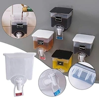 Multi-Purpose Wall Mounted Oil Dispenser Tank, Transparent Liquid Seasoning Food Dispenser for Kitchen Cooking ( C-0600 )