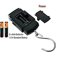 Electronic Portable Fishing Hook Type Digital LED Screen Luggage Weighing Scale, 50 kg/110 Lb (Black) ( C-XMPPP204 )