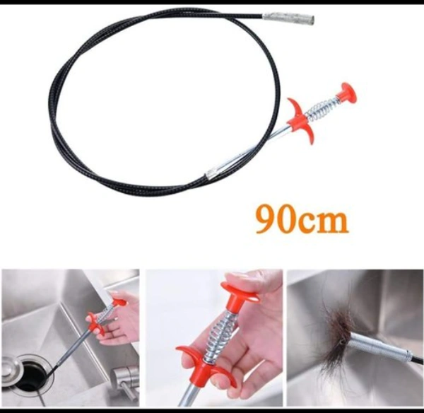 Metal Wire Brush Sink Cleaning Hook Sewer Dredging Device