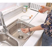 Metal Wire Brush Sink Cleaning Hook Sewer Dredging Device