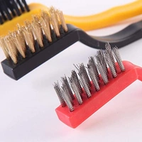 3pcs Mini Wire Brush Set (Stainless Steel/Nylon/Brass Brush) C-A120401