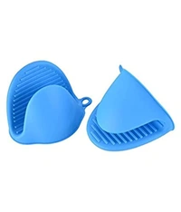 Heat Resistant Silicone Pot Holder Oven Mitts Glove Cooking Pinch Grips (C-0613KXM)