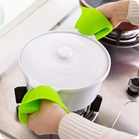 Heat Resistant Silicone Pot Holder Oven Mitts Glove Cooking Pinch Grips (C-0613KXM)