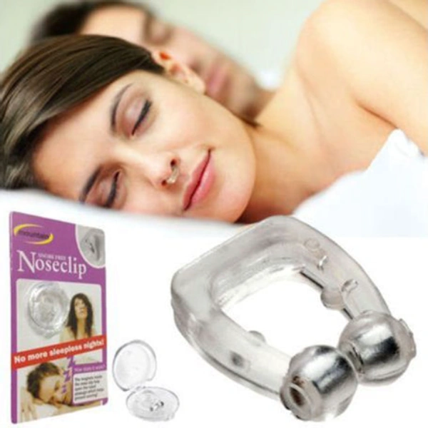 Silicone Magnetic Anti Snore Nose Clip Guard