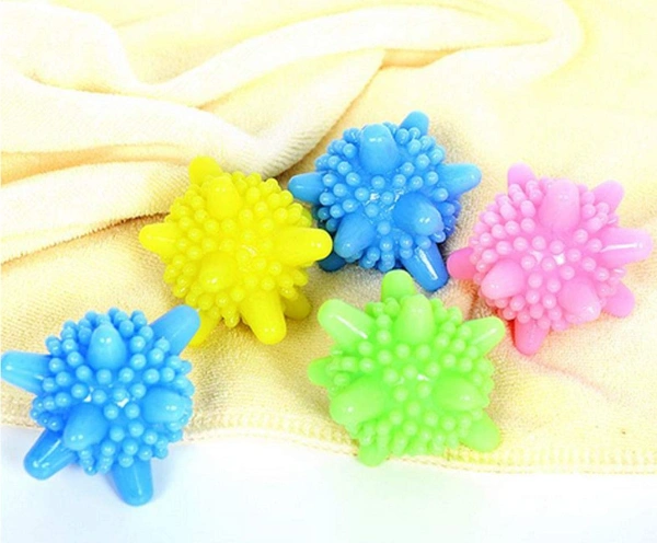 Reusable Colorful Laundry Ball - Fabric Softener Helper Wash Ball (10 pcs)
