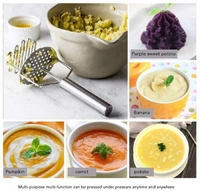 2-Layer Stainless Steel Multipurpose Potato Masher