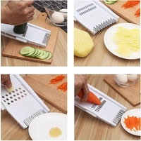 Multipurpose 5 In 1 Slicer, Grater & Chopper